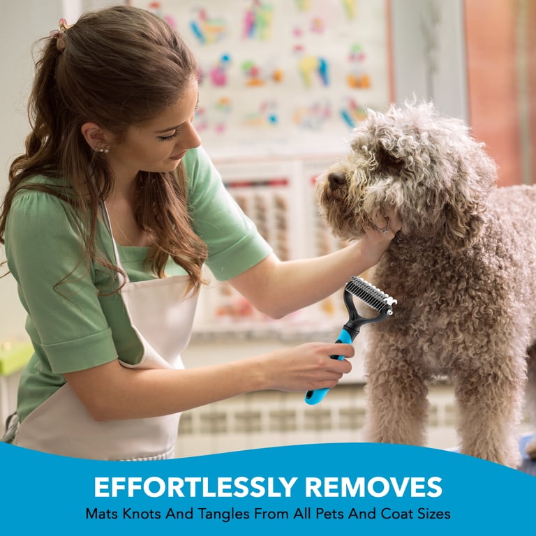 BOSHEL Dual-Sided Dematting Comb for Dogs & Cats photo 6