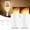 White - 2 Pack, variant on Uplighting Indoor, 7W Floor Can Lights with 2700K LED GU10 Bulbs