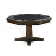 thumbnail image 2 of Home Square Game and Dining Table Set with Gaming Table and 4 Chairs in Tobacco, 2 of 20