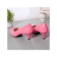 thumbnail image 4 of Ritualay Women's Pumps Pointed Toe Dress Heels Office Dressy Wrok Heeled Shoes Pink 7.5, 4 of 4