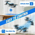 thumbnail image 3 of RC Helicopter - Remote Control Helicopter for Adults.& Kids, RC Plane with 2 Rechargeable Batteries, Indoor & Outdoor Airplane for Beginners, 3 of 7
