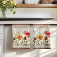 thumbnail image 7 of Red Mushroom Kitchen Towels Set of 1, Vintage Pastoral Botanical Retro Art Absorbent Dish Towels for Kitchen, Microfiber Hand Towel, Quick Drying Tea Towel for Cleaning Decorative Dishcloths, 7 of 7
