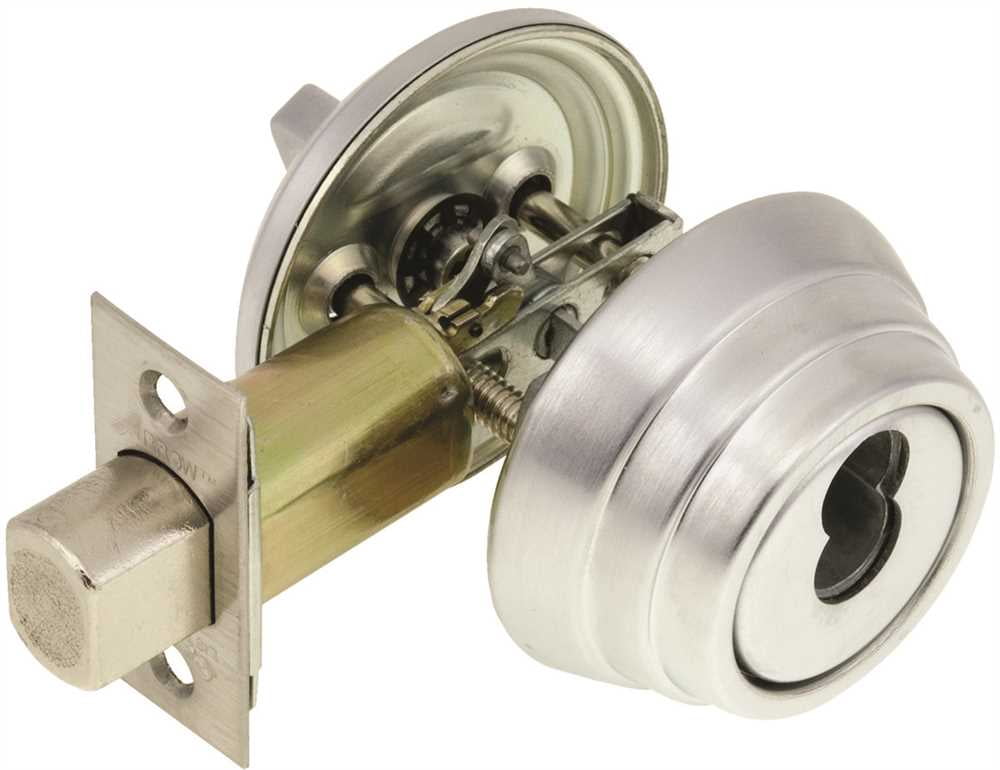 Arrow Lock 815537 E60 Single Cylinder IC Core Deadbolt 23/4 in. BS