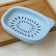 thumbnail image 4 of JilgTeok 1 Packs Soap Holder Large Size Soap Box Drainable Soap Dish Double Layer Soap Tray for Laundry Bathroom Kitchen, 4 of 6