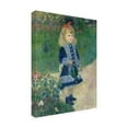thumbnail image 4 of Pierre Renoir 'A Girl With a Watering Can' Canvas Art, 4 of 4
