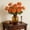 Orange, variant on 3-Head Artificial Ranunculus Stem – 24.4in Realistic Faux Flower for Vases – Silk-Touch Home Decor & Wedding Centerpiece,Navy