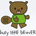 thumbnail image 2 of CafePress - Busy Little Beaver Infant Bodysuit - Baby Light Bodysuit, Size Newborn - 24 Months, 2 of 4