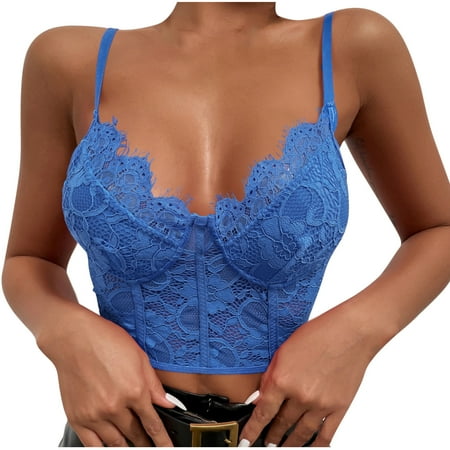 2025 Clearance! 50% Off Clear! asdoklhq Lingerie for Women Plus Size Ladies Cute Girl Bottoming Lingerie Lace Camisole Tank Tops Blouse