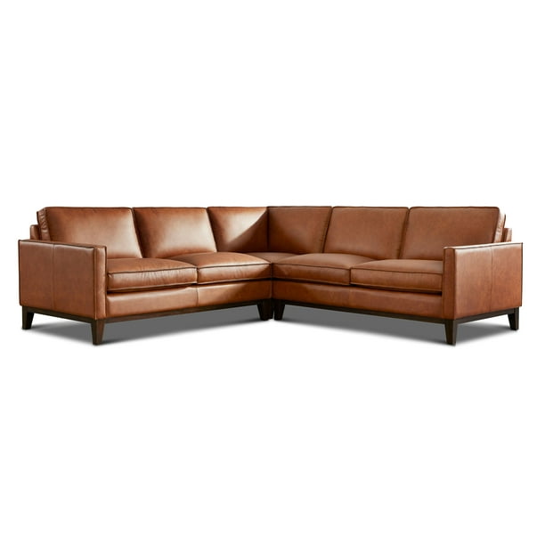 Pimlico 100 Top Grain Leather Sectional Sofa