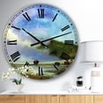 thumbnail image 2 of DesignArt Yellowstone Buffalo Landscape Large Wall Clock, 2 of 2