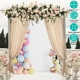 thumbnail image 3 of Moclever Arch Backdrop Cover, 3.28x6.56ft Photo Background for Wedding Birthday Party Decor, White, 3 of 12