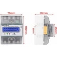 thumbnail image 5 of Medidor eléctrico digital de 5-80 A, consumo de energía: 220/380 V, CA, trifásico, 4 cables, KWh, LCD, medidor intermedio para sistemas., 5 of 5
