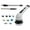 White, variant on PureCasa Electric Scrubber 25W USB Charging, 2000mAh Wireless Cleaning Brushes with 2 Extension Rod & 9 Replaceable Brush Heads, Electric Mop for Bathroom Kitchen, 1PC, White, 37"x6.3"x4"
