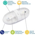 thumbnail image 2 of Lumitronics 12V Double LED Ceiling Dome Light RV Interior Lights with On/Off Switch, 6 Pack, 2 of 8