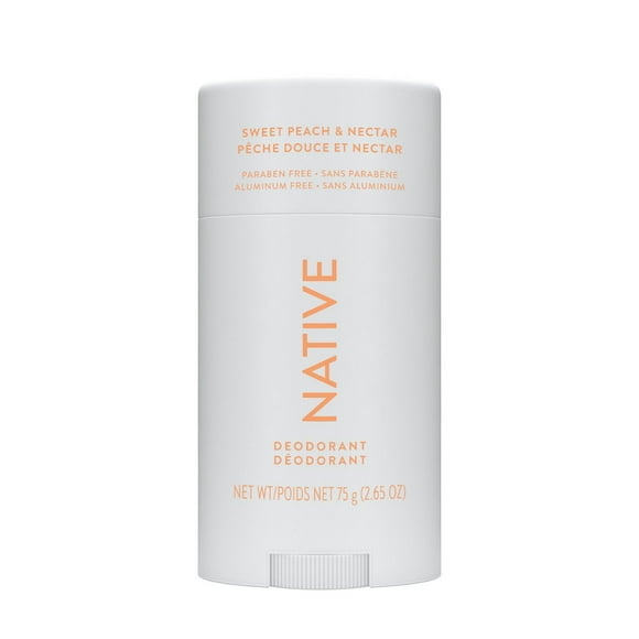 Native Natural Deodorant, Sweet Peach & Nectar, Aluminum Free, 75 g