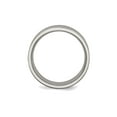 thumbnail image 5 of Mens Chisel Titanium 7mm Enamel and Grooved Brushed Wedding Band Ring for Men, 5 of 6