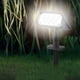 thumbnail image 5 of Luz de jardín LED solar impermeable con ciclo de gradiente de color, ángulo ajustable de 120 °, panel monocristalino de alta conversión, rotación libre, a prueba de óxido, clasificación IP44 para, 5 of 5