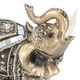 thumbnail image 4 of Estatuilla Decorativa de Elefante ANGGREK dorado, 4 of 7