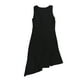 thumbnail image 2 of bar III Vestido asimétrico casual para mujer, negro, extra pequeño, 2 of 2