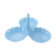 thumbnail image 1 of Bandeja de frutas para servir, bandeja superpuesta portátil para encimera, soporte decorativo para dulces Azul, 1 of 9