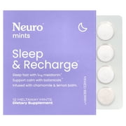 NeuroGum NeuroMints, Sleep & Recharge, Mixed Berry, 6 Pack, 12 Meltaway Mints Each