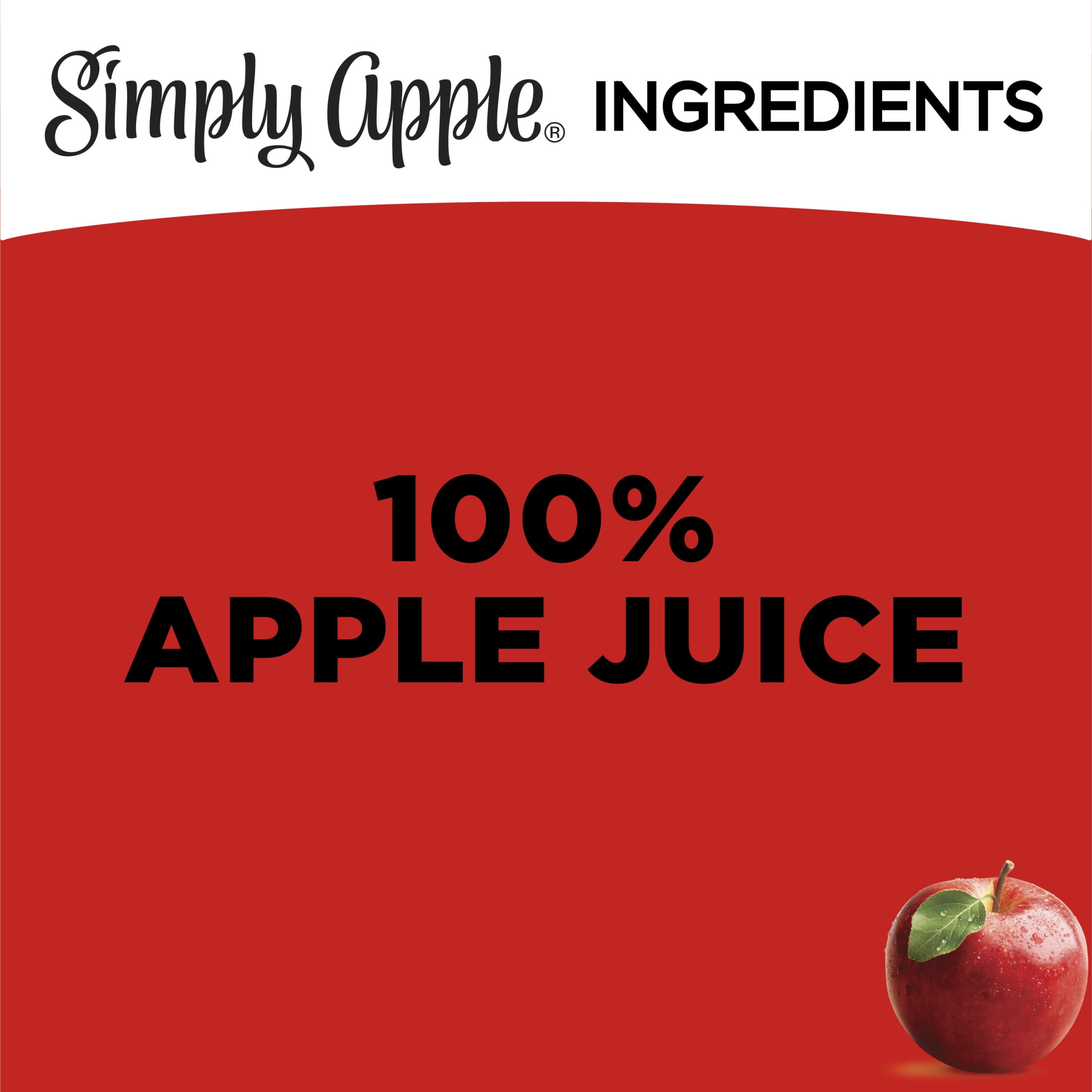 Simply Apple Juice Bottle, 52 fl oz