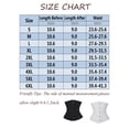 thumbnail image 3 of FANNYC Waist Trainer For Women Corset Cincher Body Shaper Girdle Trimmer Lady's Slimming Hourglass Underbust Corset Shapewear White/Black, 3 of 7