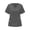 Gray_004, variant on Women's Scrub Tops Casual Soft Stretchy Short Sleeve V-Neck Tshirts Breathable Comfortable Nurse Uniforms Tops with Multiple Pocket Gray XL