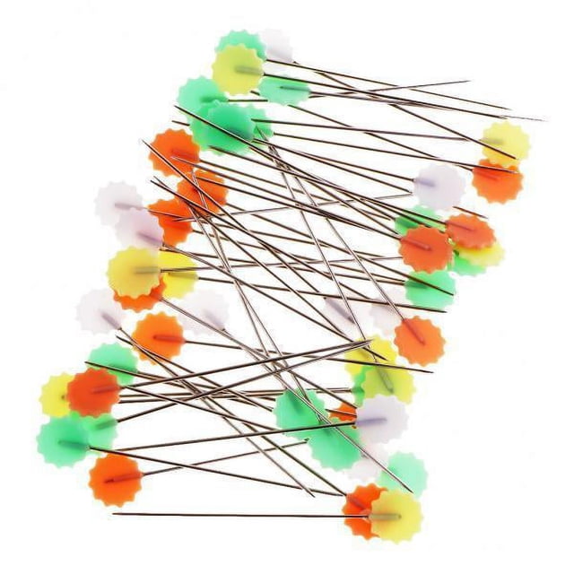 Abbracc 5xBox of Patchwork Pins Flower Button Head Pins DIY Quilting Tool Sewing Pins 5 Pcs