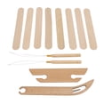 thumbnail image 2 of Kit De Lanzadera Para Tejer, Telares Eficientes Lanzaderas Para Tejer Madera De Haya Hogar Fuerte Y Preciso Para Principiantes Para Manualidades, 2 of 7