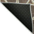 thumbnail image 3 of Addison Rugs Chantille Indoor/Outdoor Transitional Circles Brown Washable Rectangle Rug, 5' x 7'6", 3 of 6