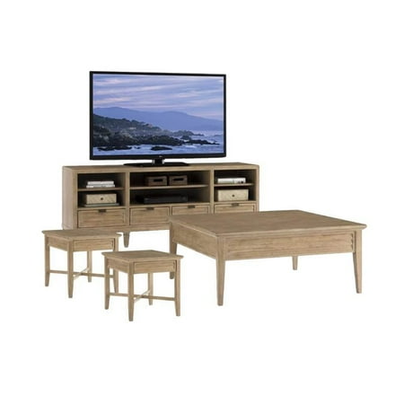 4 Piece Living Room Set with TV Stand, Coffee Table, and Set of 2 End Tables in Distressed 4 Piece Living Room Set with TV Stand, Coffee Table, and Set of 2 End Tables in Distressed