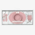 thumbnail image 6 of ezpz First Foods Set (Coral) - 100% Silicone Suction Bowl, 2oz Cup, Tiny Spoons - Designed by a Pediatric Feeding Specialist - 6 Months+, 6 of 38