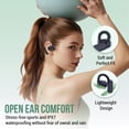 thumbnail image 6 of VEATOOL Wireless Earbuds Open Ear Headphone Sport, Bluetooth 5.3 Earbud, 80Hrs Earphone with Earhook, Noise Cancelling Mic,Light Weight Comfortable Fit,Suitable for Running,Workouts, 6 of 8