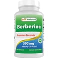 thumbnail image 2 of (3 pack) Best Naturals Berberine 500mg 120 Capsules | Supports Immune Function, Cardiovascular & Gastrointestinal Function, 2 of 9