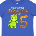 thumbnail image 4 of Inktastic Dragon 5th Birthday Turning Five Boys or Girls Toddler T-Shirt, 4 of 5