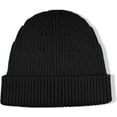 thumbnail image 4 of YooGuoGuo Beanies Hat for Men Cuffed Skull Ribbed Watch Cap Daily Plain Knit Ski Caps Soft Warm Hat Thick Slouchy Snow Skullcap, 4 of 7