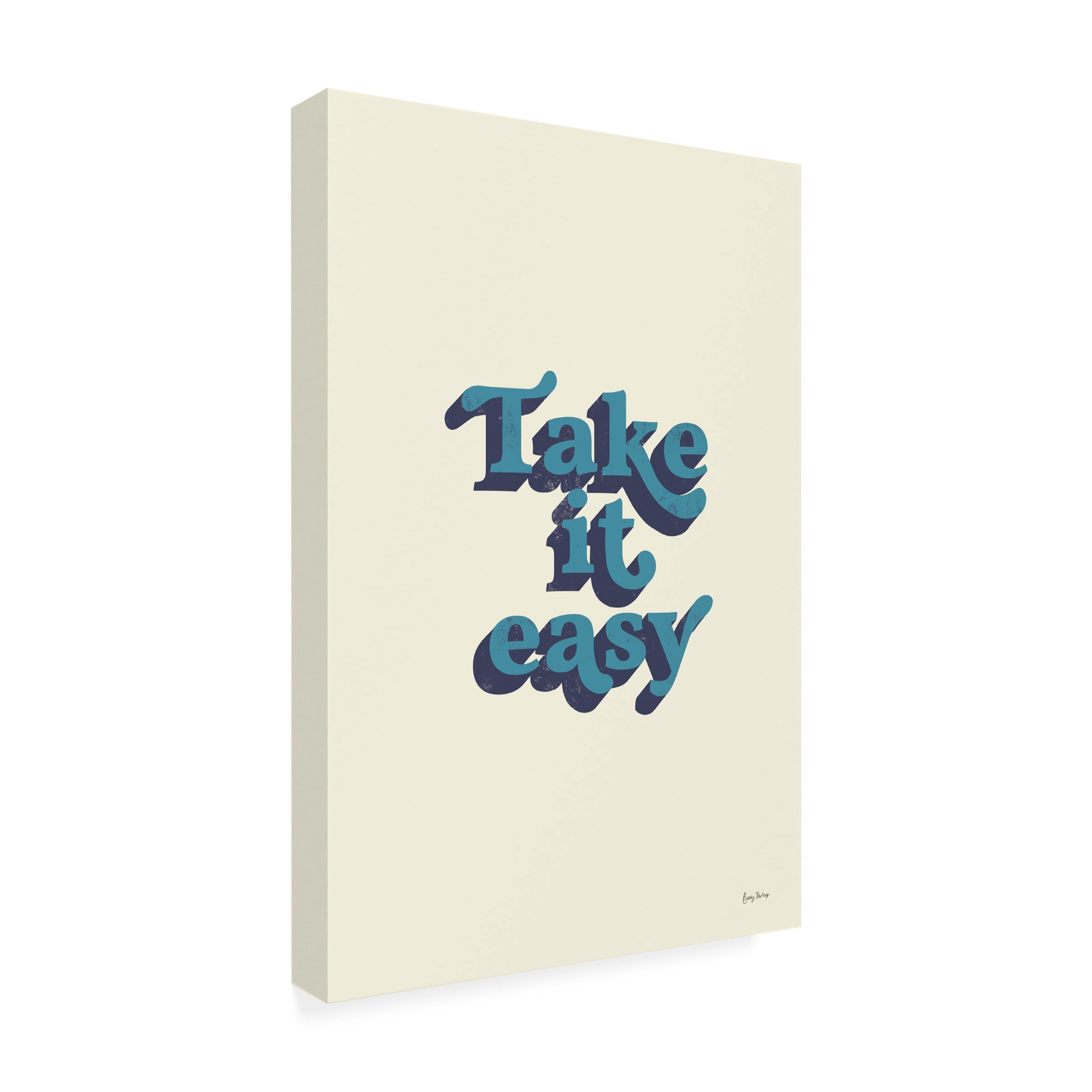 Becky Thorns 'Take it Easy' Canvas Art