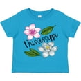 thumbnail image 3 of Inktastic Mississippi Magnolia Flowers and Leaves Boys or Girls Toddler T-Shirt, 3 of 5