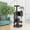 55" Gray, variant on SONGMY 55" Cat Tree Tower, Blue Activity Center Large Playing House Condo, Multi-Level Cat Furniture with Scratching Posts