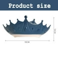thumbnail image 2 of Baby Shower Cap Waterproof Shampoo hat for Children Toddler Girls Boys Protect ears eyes.Adjustable Silicone Bathing Crown. - blue, 2 of 6