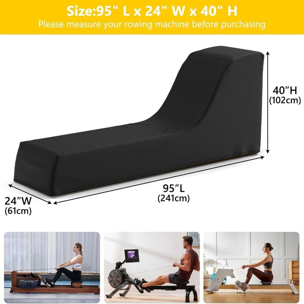 Yihuala Outdoor Rowing Machine Cover Waterproof Protective Case Fitness Equipment Protective Cover Easy to Use