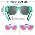 thumbnail image 4 of Gafas de sol Fit Over URUMQI para mujer polarizadas UV400, 4 of 6