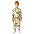 thumbnail image 3 of mgoYE Toddler Boy Clothes Dinosaur Long Sleeve Sweatshirt Jogger Pants Casual Sweatsuit Set Newborn Fall Winter Outfits, 3 of 6