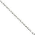 thumbnail image 2 of Sterling Silver 6.5mm Flat Anchor Chain (9 X 6.5) Made In Italy qan180-9, 2 of 5