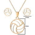 thumbnail image 3 of FcBaudy Boucles d'Oreilles pour Femmes, Cadeaux pour Femmes Ensemble de Pendentif de Mode pour Femmes Collier Clavicule Coloré Boucles d'Oreilles Exquises Serviette de Vaisselle, 3 of 6