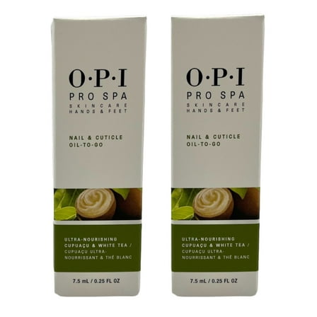 OPI Pro Spa Nail & Cuticle Oil To Go 0.25 oz - Pack of 2