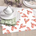 thumbnail image 6 of Dish Drying Mat, Pale Red Lobster Print Highly Absorbent Drying Matt Kitchen Counter, Dish Mat Drying Pad Dishes Drainer Mats for Kitchen Counter or Sink, 16 x 18 inch, 6 of 6