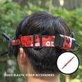 thumbnail image 2 of Ruiboury Goggles 2 Head Replacement Strap Headband Holder Elastic Stick Accessory Telescopic Durable Widely Use Practical Red, 2 of 8