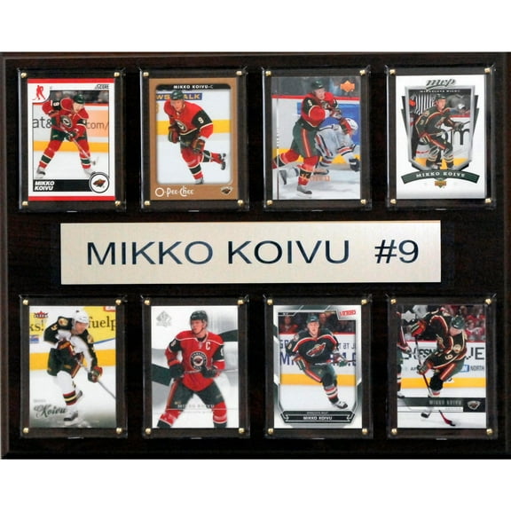 Mikko Koivu Minnesota Wild 12'' x 15'' Plaque